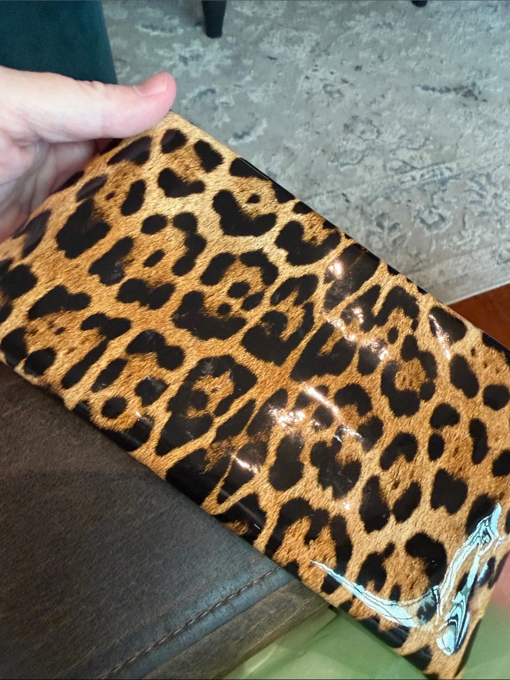 Makeup Junkie Bag Small Vinyl Clutch